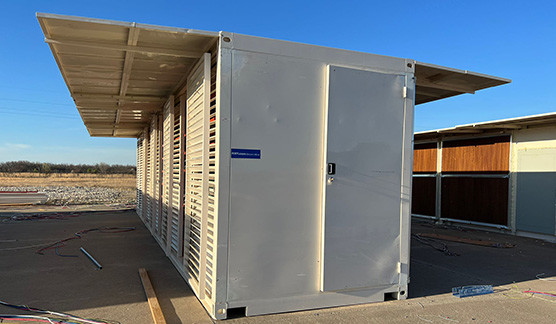 비트코인 Asic 광부 비밀당원 마이닝 컨테이너 1.6MW 432 S19 좌석 UL 공기 냉각법